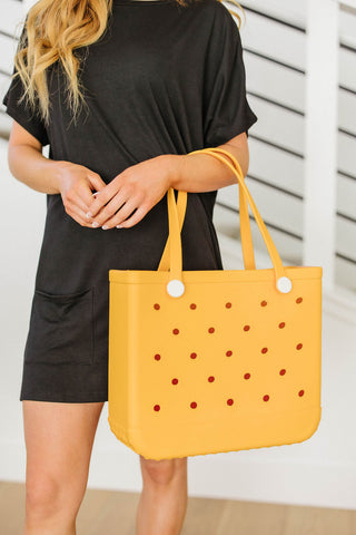 PREORDER: Waterproof Tote Bag in Marigold-OS-[option4]-[option5]-[option6]-[option7]-[option8]-Womens-Clothing-Shop