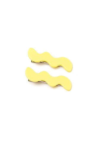 Wavy Clip Set in Yellow-OS-[option4]-[option5]-[option6]-[option7]-[option8]-Womens-Clothing-Shop