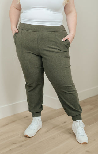 Where Are You High Rise Joggers in Olive-[option4]-[option5]-[option6]-[option7]-[option8]-Womens-Clothing-Shop