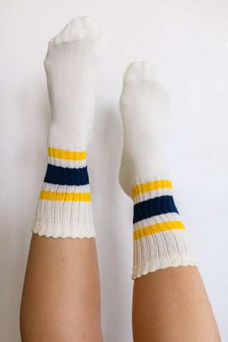 World's Best Dad Socks in Navy and Yellow-OS-[option4]-[option5]-[option6]-[option7]-[option8]-Womens-Clothing-Shop