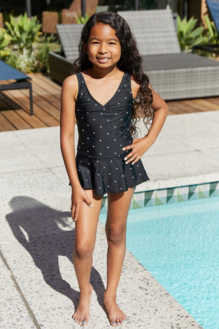 Clear Waters Swim Dress in Black/White Dot-[option4]-[option5]-[option6]-[option7]-[option8]-Womens-Clothing-Shop