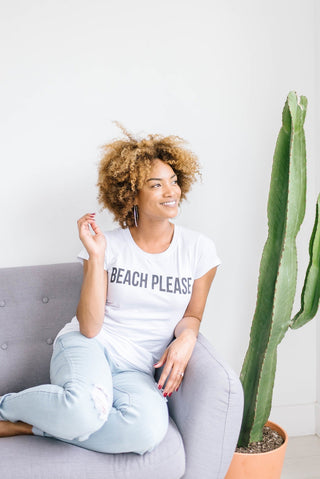 Beach Please Tee-[option4]-[option5]-[option6]-[option7]-[option8]-Womens-Clothing-Shop