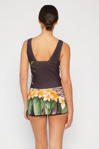 Clear Waters Swim Dress in Aloha Brown-[option4]-[option5]-[option6]-[option7]-[option8]-Womens-Clothing-Shop