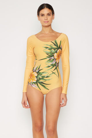 Cool Down Longsleeve One-Piece Swimsuit-[option4]-[option5]-[option6]-[option7]-[option8]-Womens-Clothing-Shop