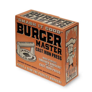 PREORDER: Burger Master Cast Iron-OS-[option4]-[option5]-[option6]-[option7]-[option8]-Womens-Clothing-Shop