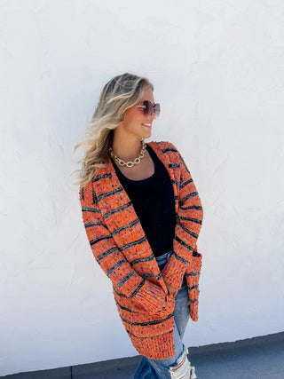 PREORDER: Stripe Miley Dot Cardigan In Assorted Colors-[option4]-[option5]-[option6]-[option7]-[option8]-Womens-Clothing-Shop