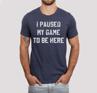 PREORDER: I Paused My Game Graphic Tee-[option4]-[option5]-[option6]-[option7]-[option8]-Womens-Clothing-Shop