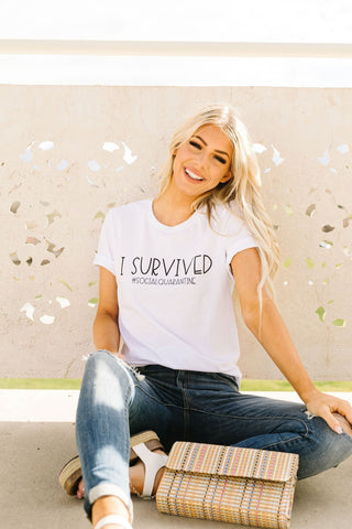 Survivor Graphic Tee-[option4]-[option5]-[option6]-[option7]-[option8]-Womens-Clothing-Shop