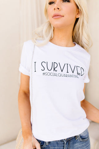 Survivor Graphic Tee-[option4]-[option5]-[option6]-[option7]-[option8]-Womens-Clothing-Shop