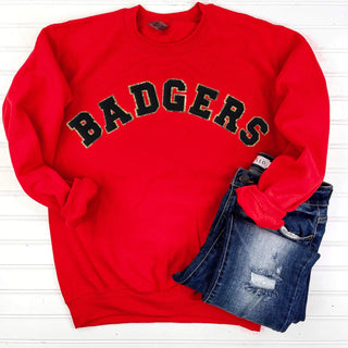 PREORDER: Game Day Patch Sweatshirt-[option4]-[option5]-[option6]-[option7]-[option8]-Womens-Clothing-Shop